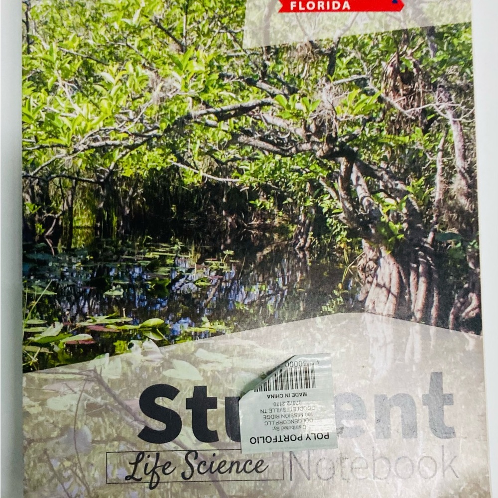 Student Life Science Notebook with Nature Cover